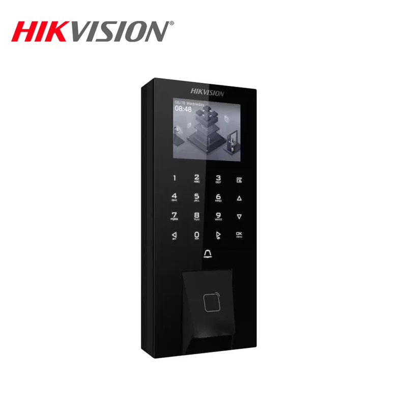 Biometrico IP65 WiFi PoE para Acceso y Asistencia, 5,000 Huellas y Tarjetas DS-K1T807MBFWX-E1 Marca: Hikvision