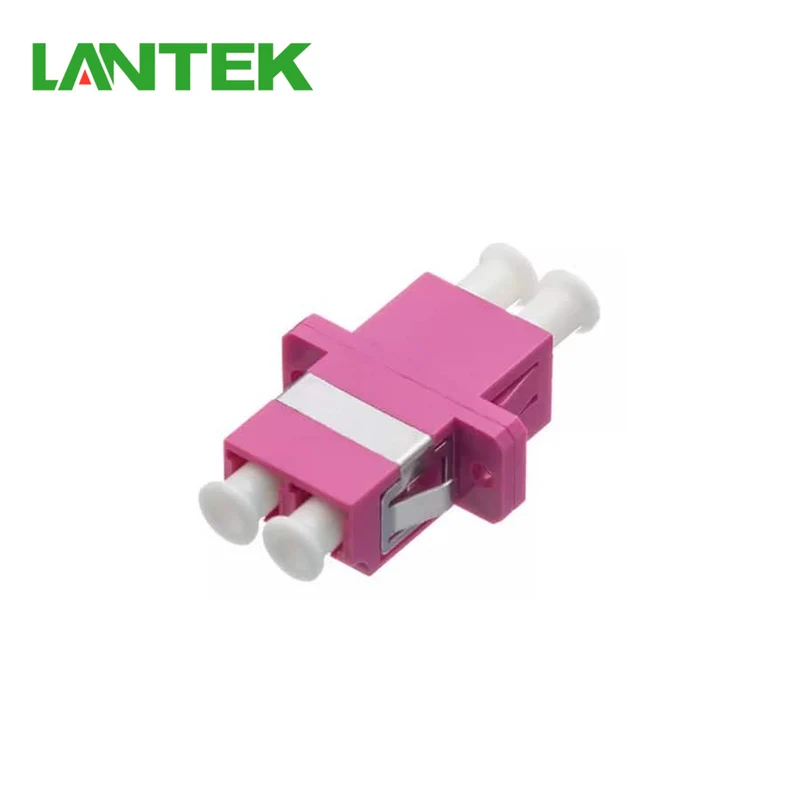 Adaptador fibra optica LC/UPC Multimodo OM4 LTK-ADAPTER.LC.MM.OM4.DX Marca: Lantek