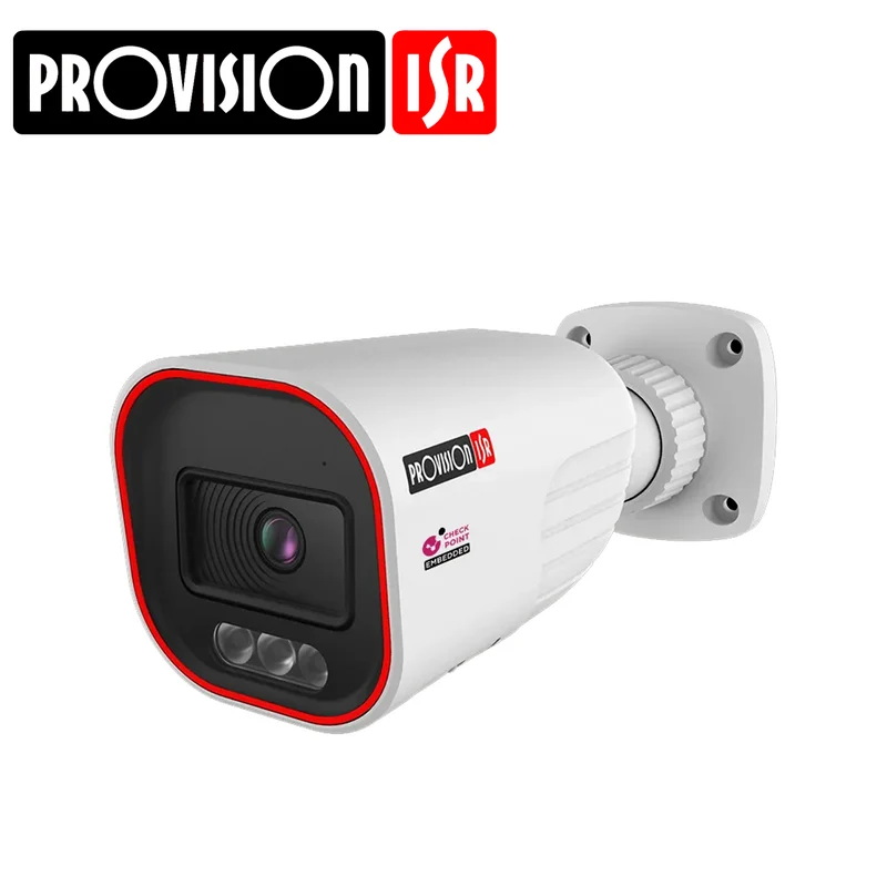 Camara bala de lente fija con disuasión activa de 4 MP con LED híbrido y análisis DDA1 BMH-340ADSN-28 Marca: Provision