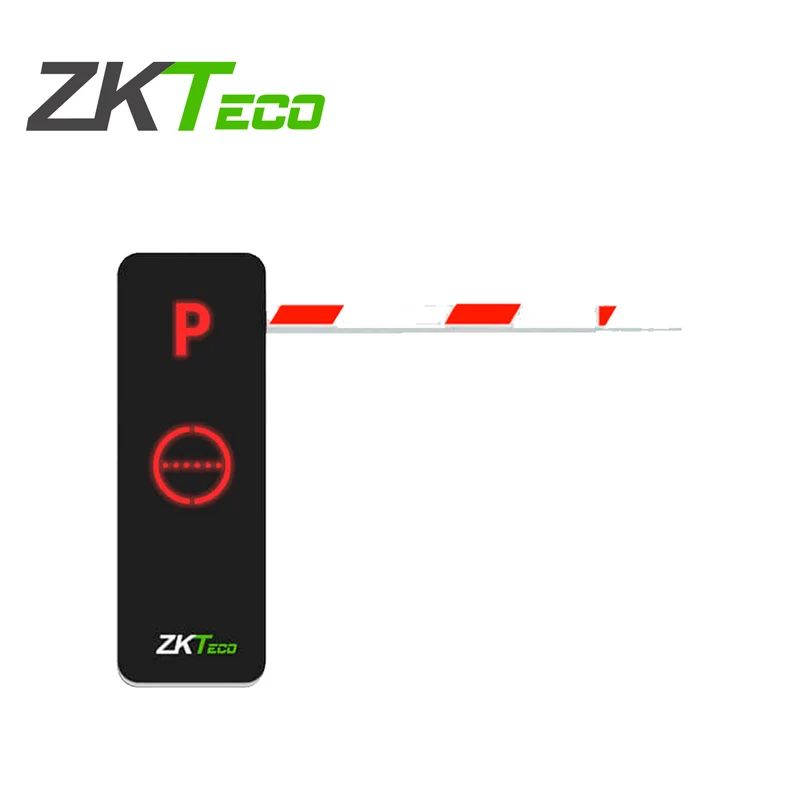 Barrera vehicular con led en el chasis 220v/110v mastil 6 Metros BGM1060L Marca: ZkTeco
