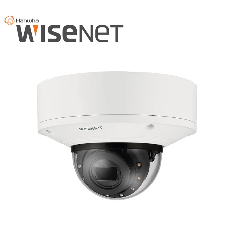 Camara Domo 6MP con IA, Antivandalica / Lente Motorizado de 2.8 a 9.3mm XNV-8083R Marca: Hanwha