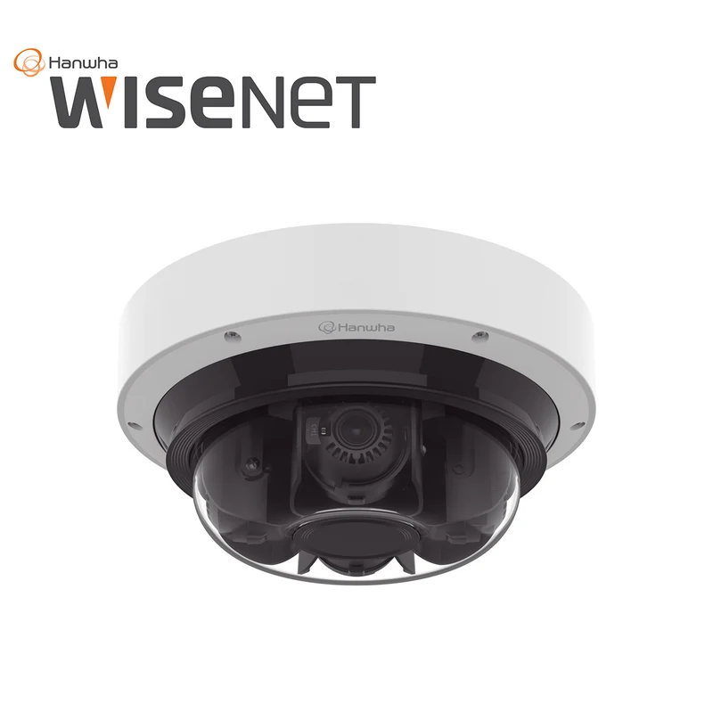Camara IP Multisensor 16MP (4 Sensores de 4MP)/ WDR 120DB PNM-C16083RVQ Marca: Hanwha