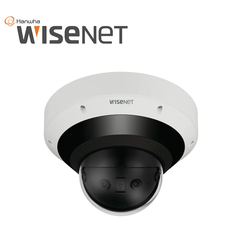 Camara IP 15MP Antivandálica Panorámica 220° o 180°/ IP66 / IK10 / PoE+ PNM-9031RV Marca: Hanwha