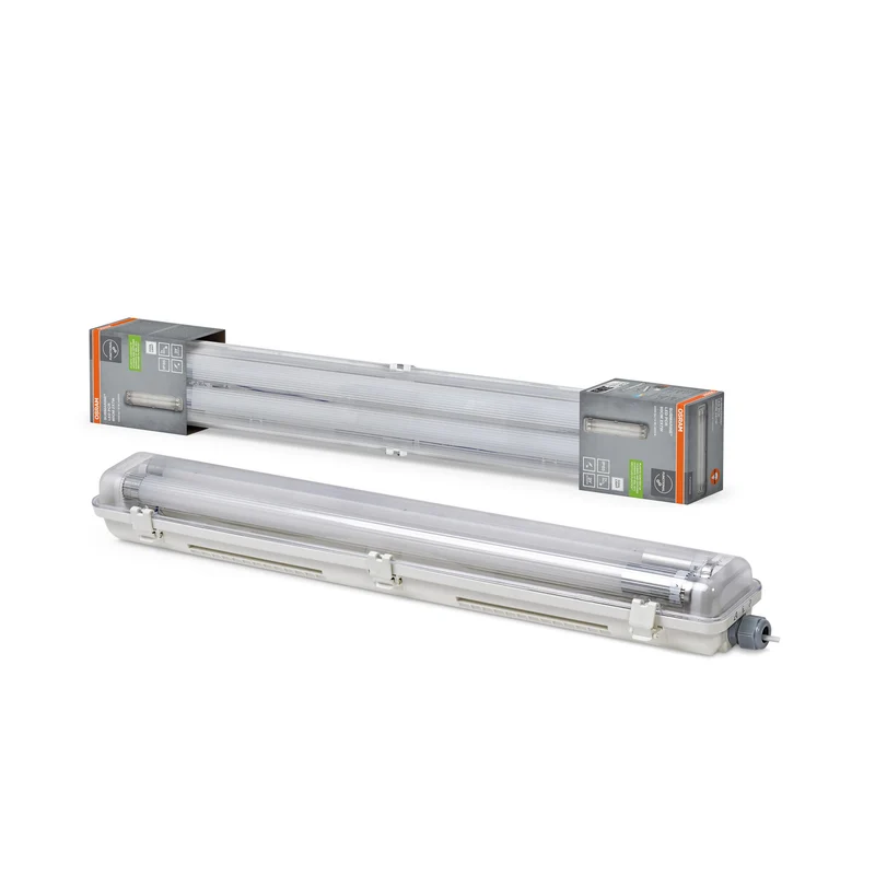 Luminaria para ambientes húmedos OSRAM SUBMARINE PCR 60 2 x 7W 840 G13 T8, 1600 lm, 4000 K, blanco frío