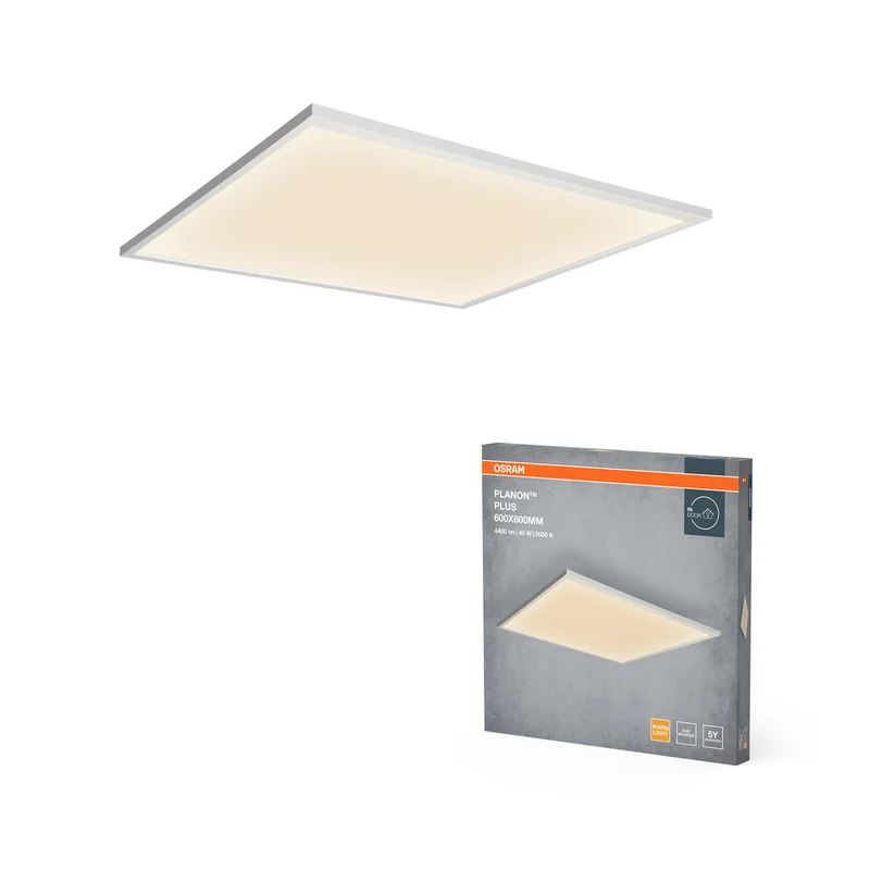 Lámpara de techo OSRAM Planon Plus, 36 W, 600 x 600 mm, 3000 K