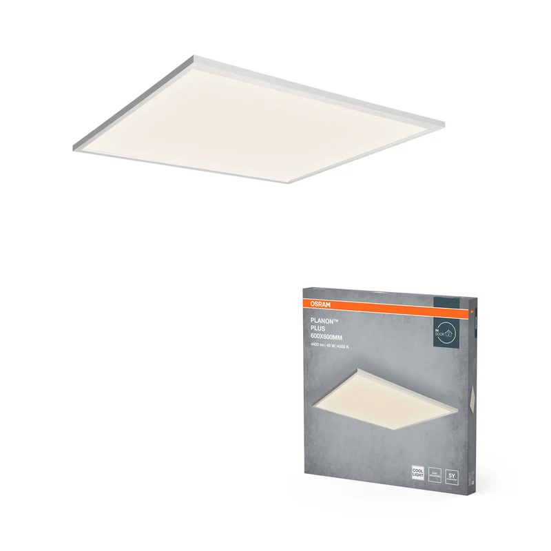 Lámpara de techo OSRAM Planon Plus, 36 W, 600 x 600 mm, 4000 K