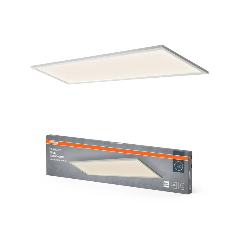 Lámpara de techo OSRAM Planon Plus, 36 W, 1200 x 300 mm, 4000 K