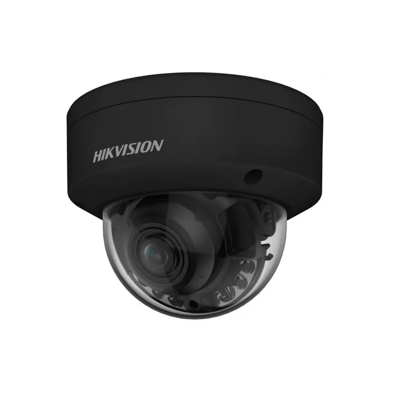 Hikvision DS-2CD2747G2HT-LIZS, cúpula motorizada varifocal ColorVu con iluminación híbrida inteligente de 4 MP, color negro