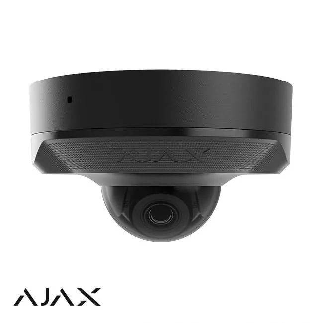 Cámara de seguridad IP Ajax Systems DomeCam Mini negra de 5 MP