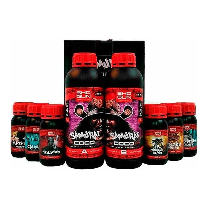 Shogun Samurai Coco Multipack – Pack Fertilizantes Completo para Cultivo en Coco