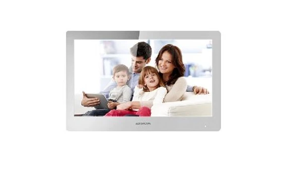 Hikvision DS-KH8520-WTE1 Estación interior con pantalla de 10 pulgadas, modelo de lujo, color blanco