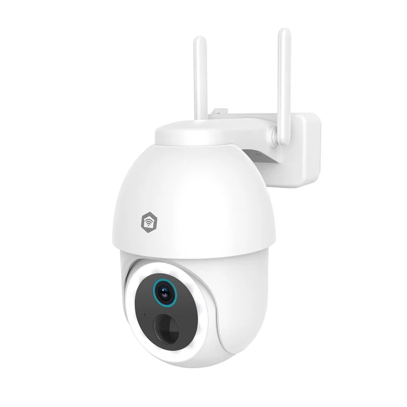 Cámara PTZ Nedis SmartLife de 3 MP para exteriores con WiFi y batería