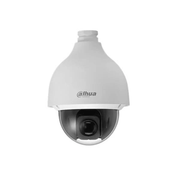 Dahua SD50432XA-HNR PTZ Wizsense de 4 MP sin IR, con zoom óptico de 32x, incluye soporte de pared y fuente de alimentación