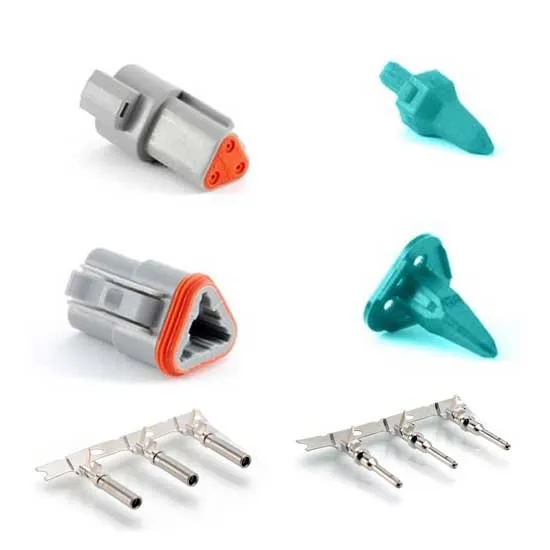 Conectores estilo Deutsch / 3 vías