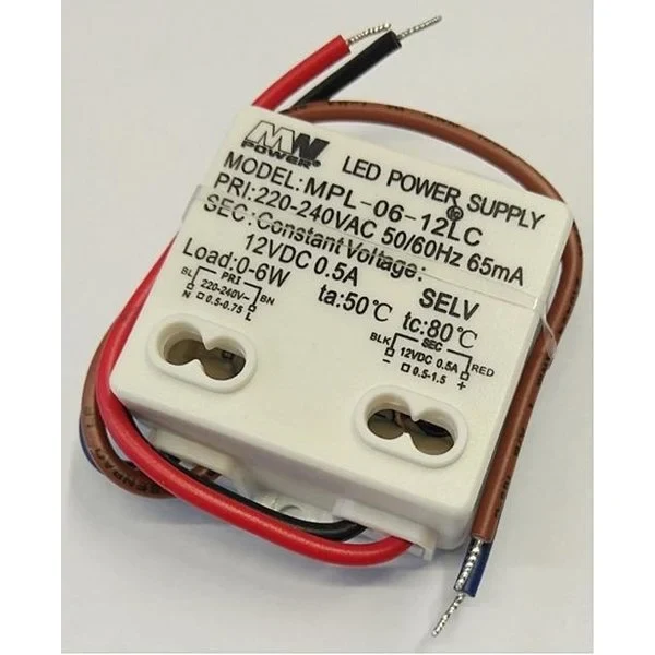 Alarma Total Fuente de alimentación de 12 V, 6 W y 0,5 amperios - IP20
