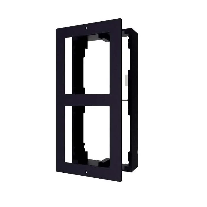 Hikvision DS-KD-ACW2 Marco de montaje en superficie de 2 módulos, negro
