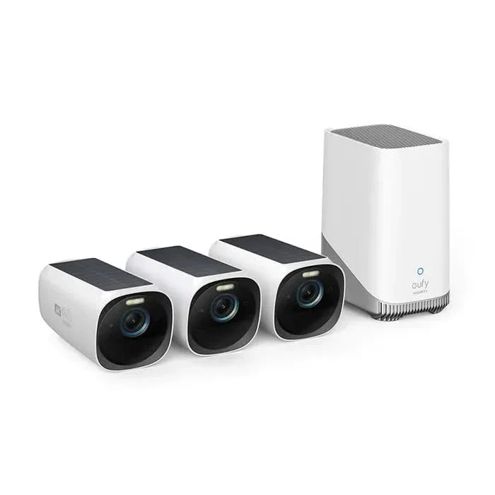 Eufy Eufycam 3: pack de 3 cámaras inalámbricas 4K y Homebase 3