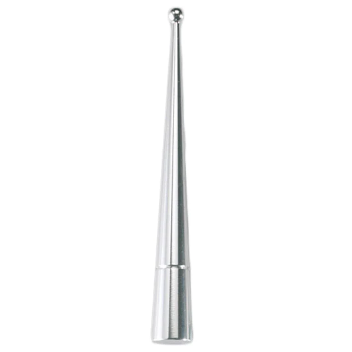 Varilla de antena 120mm cromada, rosca de 5 y 6 mm