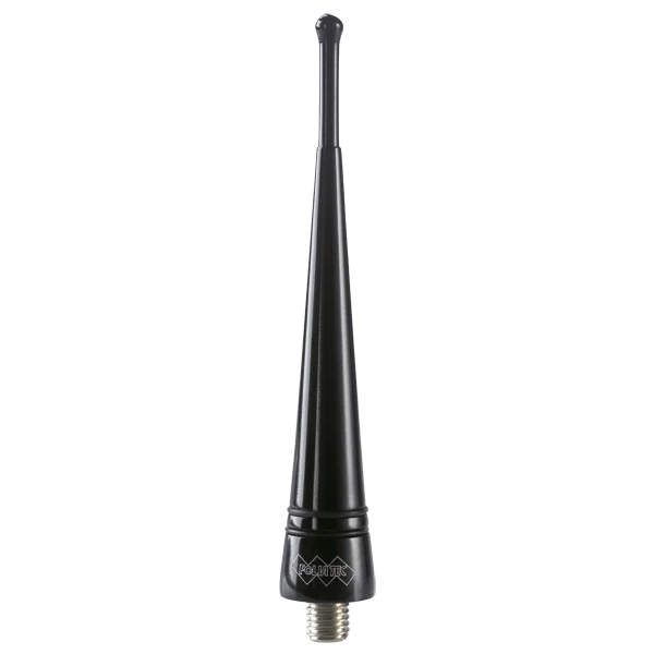 Varilla de antena 90mm negra, tornillos de 5+6+7mm