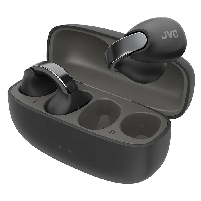 JVC Nearphones HA-NP1T Auriculares de oído abierto Negros