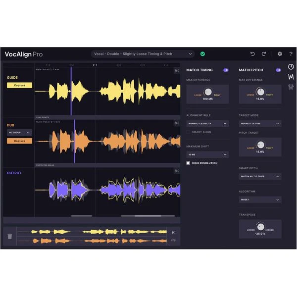 Actualización de VocAlign Pro