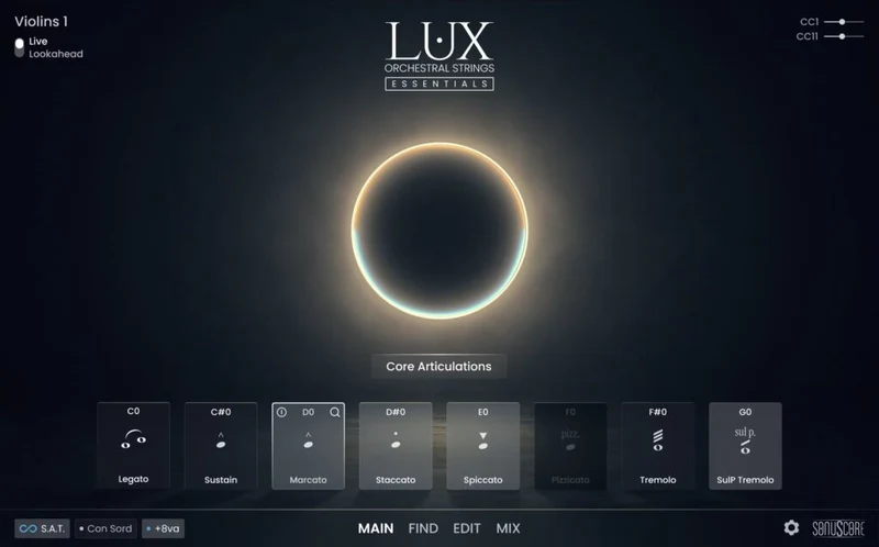Sonuscore LUX Cuerdas orquestales Essentials