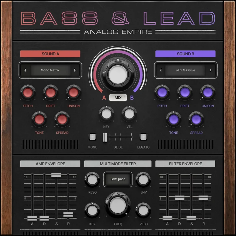Melda Analog Empire: Bajo y Lead