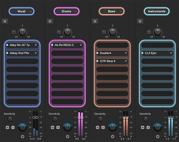 Waves StudioVerse: Desbloqueo de mezcla