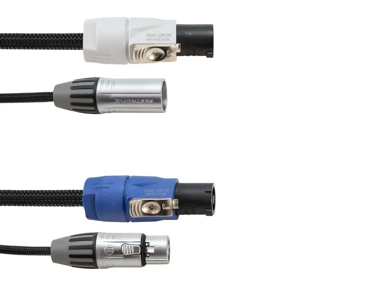 EUROLITE Cable combinado DMX P-Con/XLR de 5 pines 3m