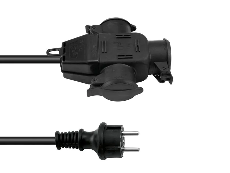 EUROLITE Alargador 3x2.5 3m triple