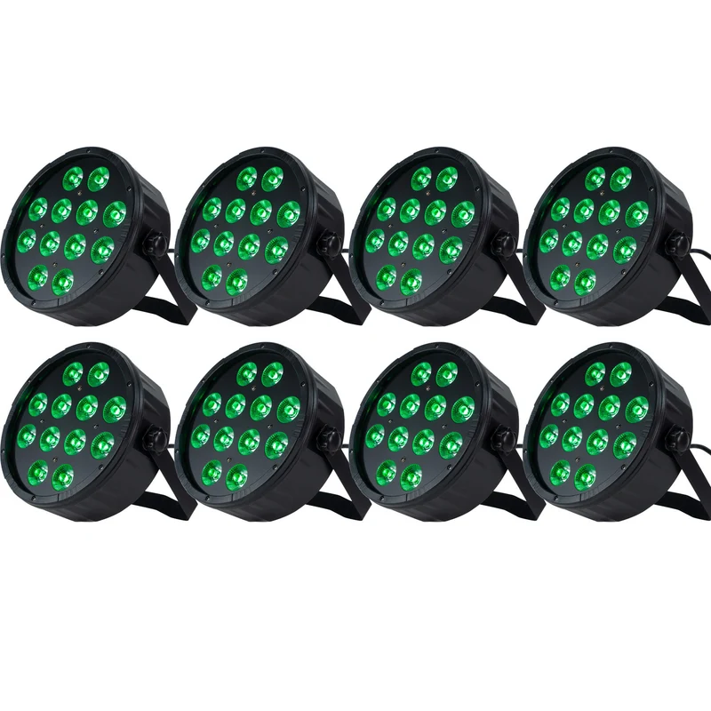 Marconi Polaris 12x12W RGBW foco PAR pack de 8 unidades