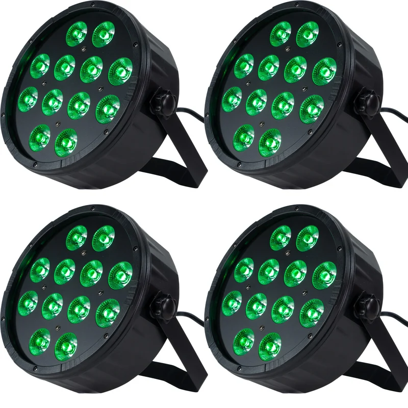 Marconi Polaris 12x12W RGBW foco PAR pack de 4 unidades