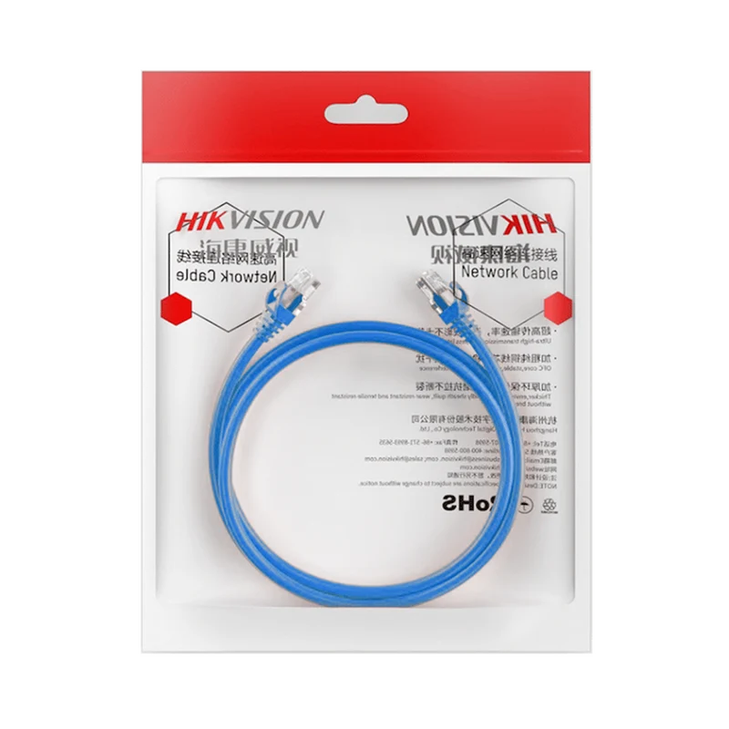 Patch Cord Hikvision - 2 Metros - Cat 6 - Color Azul - Cat6 u - DS1NP6UEC0(BLUE2M)
