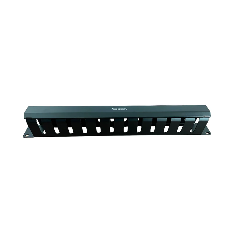 Rack Hikvision - Organizador Horizontal - 1 Unidad De Rack - 12 Ranuras - 19 Pulgadas - DS-1CM1U12