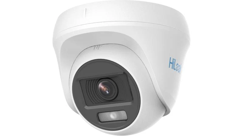 Cámara Turret HiLook by Hikvision - Turbohd 1080p - Imagen a Color 24 - Lente 2.8 mm - ColorVu Lite - THC-T129-P