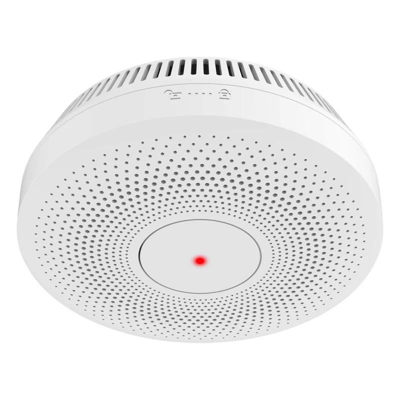 Detector de Humo Hikvision - Interlink - Doble Tecnología de Sensor de Luz - Alarma Auditiva 85dB - Batería de Litio 10 Años - HF-S3E-R