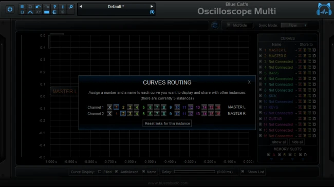 Blue Cat OsciloscopeMulti