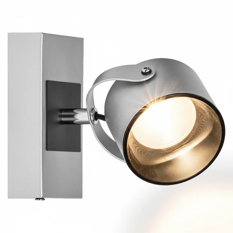 Aplique de pared OSRAM DECOR SPOT JUPITER, 5,8 W, 185 lm, plateado