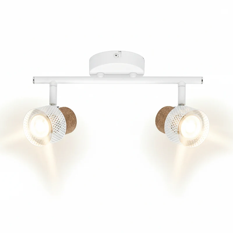 Lámpara de techo OSRAM DECOR SPOT CORK, 2 x 3,4 W, 460 lm, blanca