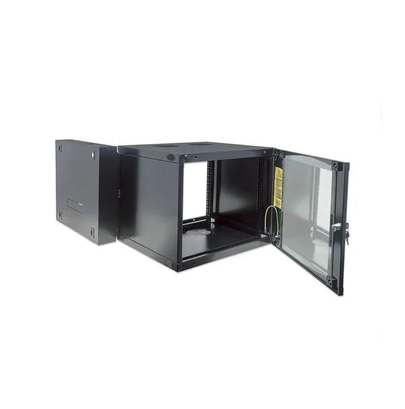 Gabinete para pared ABATIBLE 9U 540/460/600 capacidad de 30KGS Marca: Lantek