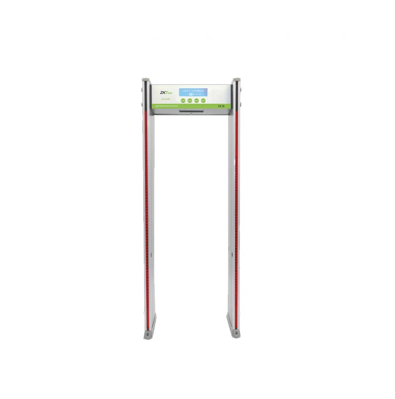 Arco detector de metales 18 zonas de detección interconectados pantalla Pantalla LCD 3.7” Marca: ZKTeco