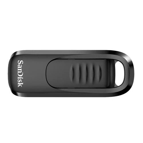 Memoria USB Sandisk 256GB Ultra Slider Type-C SuperSpeed+ USB 3.2 (Gen 1) Flash Drive Negro