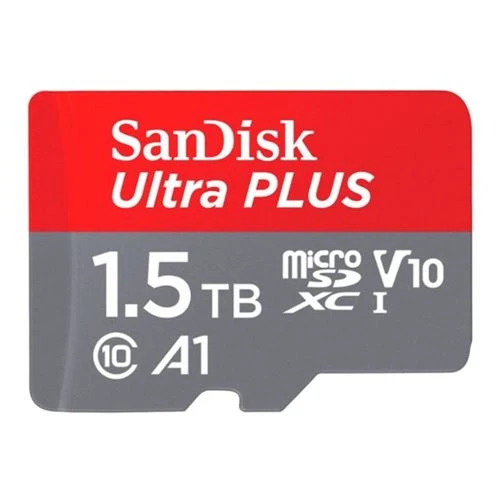 Tarjeta de Memoria Sandisk Ultra Plus 1.5TB microSDXC/ UHS-1 Class 10 Flash Memory Card w/ Adapter