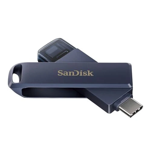 Memoria USB Sandisk 256GB Phone Drive USB 3.2 (Gen 1) Type-C / Lightning Thumb Drive Azul