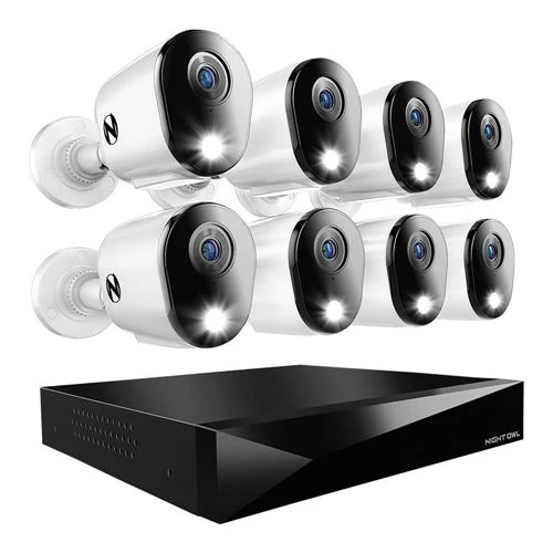 Disco Duro Night Owl FTD4-81-8L HD DVR Security Kit 12 Channel