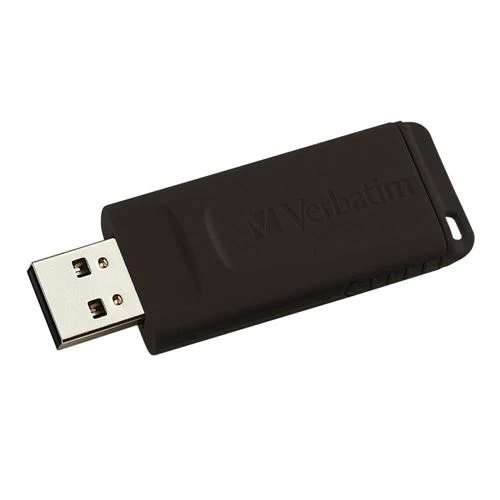 Memoria USB Verbatim 64GB Slider USB Flash Drive Negro