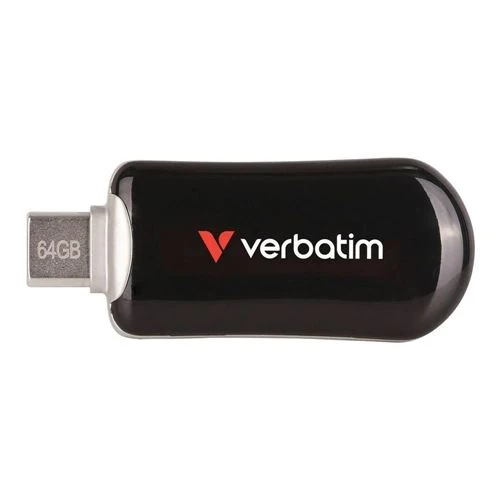 Memoria USB Verbatim 64GB Plectra USB-C 3.2 Gen 1 Flash Drive Negro