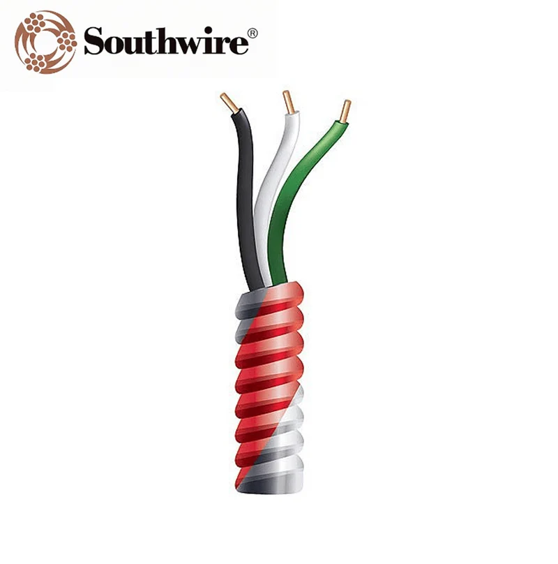 Cable de alarma contra incendio armado 216A 16/2 MC FPL 250FT Marca. Genesis