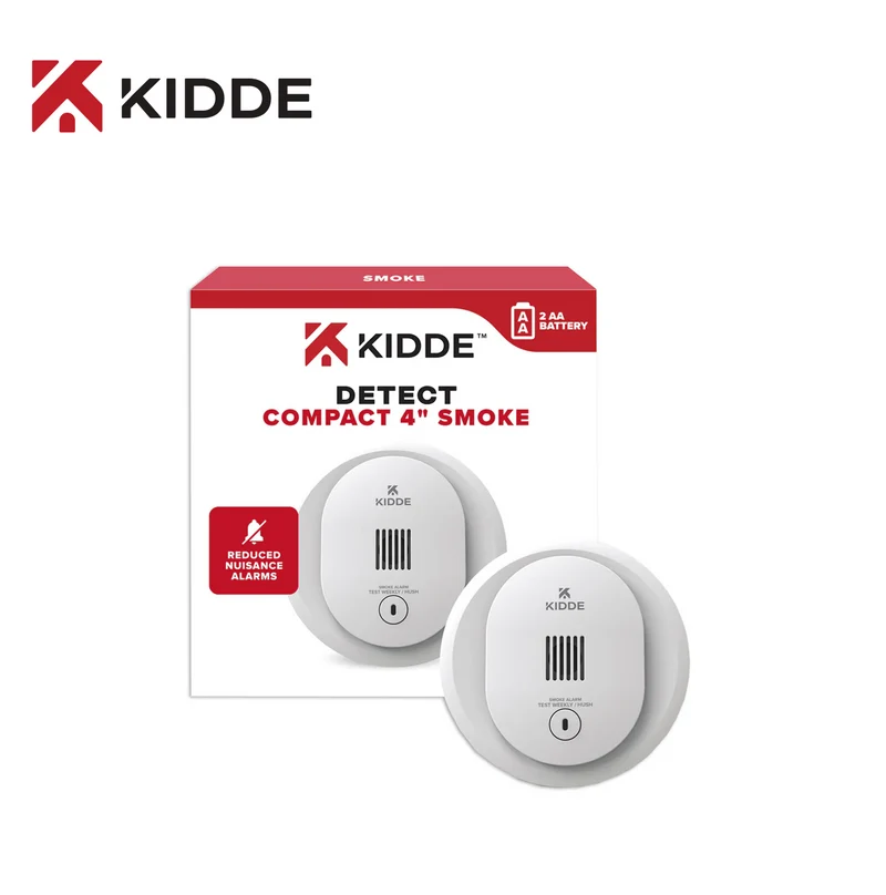 Detector de humo 100% de batería AA 10SDR Marca: Kidde