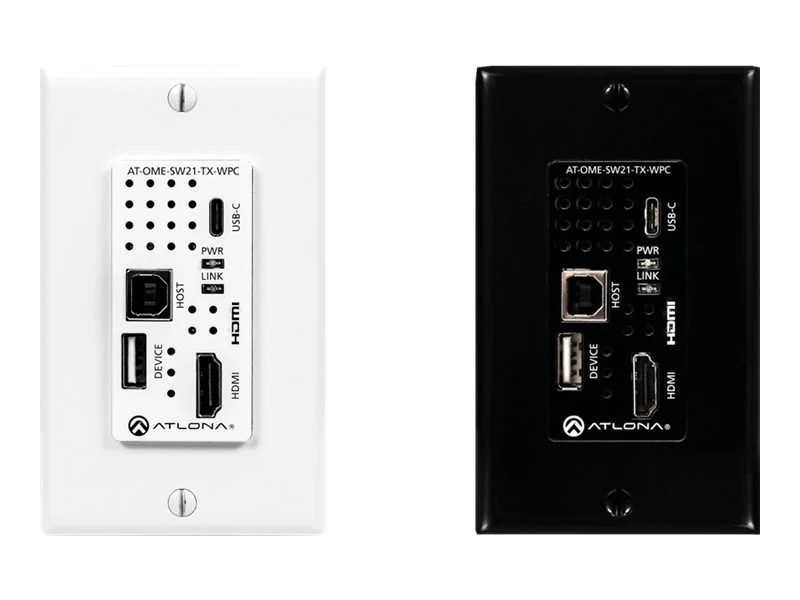 Conmutador AV Atlona Wallplate HDBaseT Transmitter